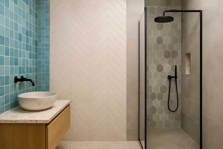 Badkamertegels inspiratie: van mozaïek tot betonlook voor een unieke, tijdloze uitstraling
