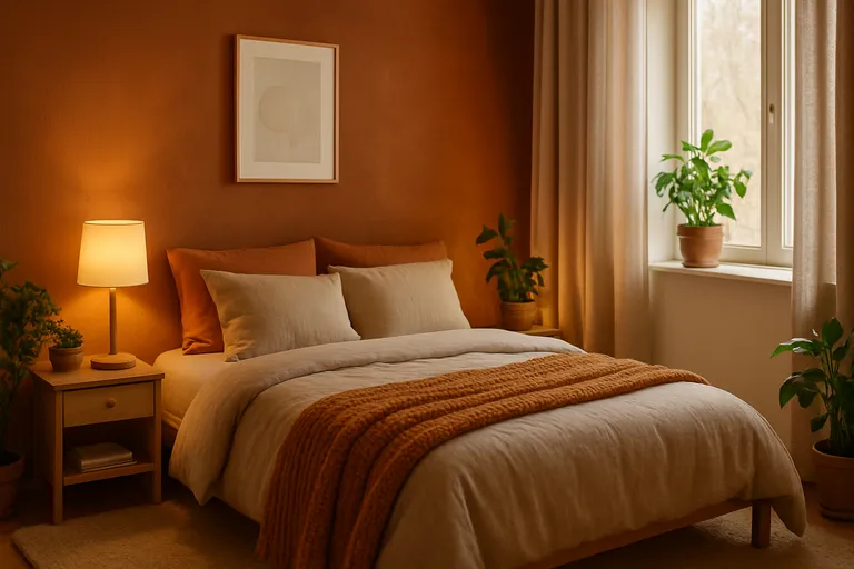 Maak van je slaapkamer een warme, knusse cocon met kleur, licht en textuur