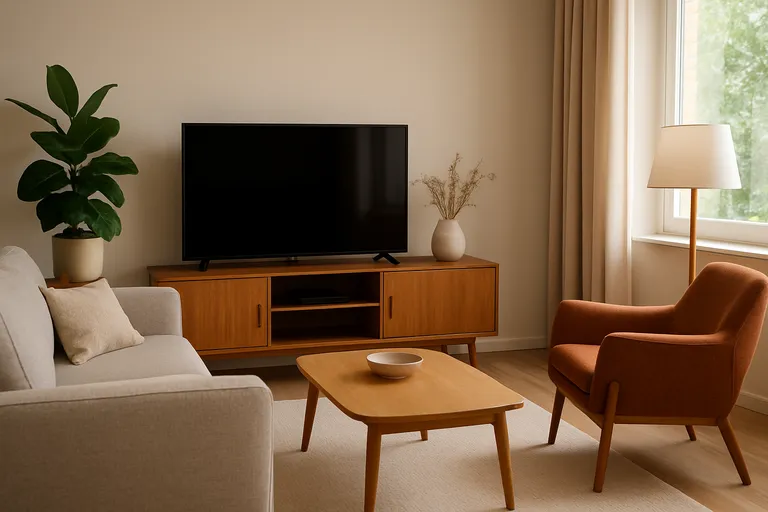 Meubels en opstelling die werken