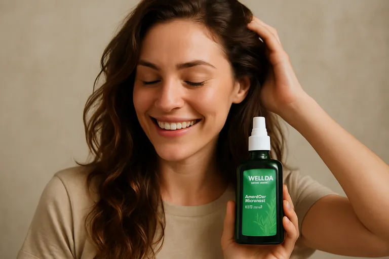 Ontdek hoe de rozemarijn haarlotion van Weleda je hoofdhuid verfrist en je haar laat stralen