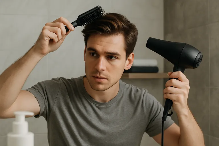 Plat haar als man: slimme styling en verzorging voor blijvend volume