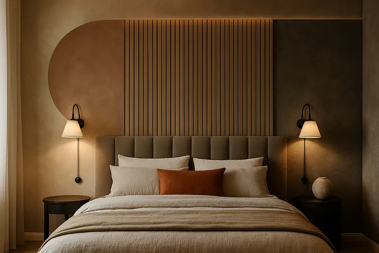 Sfeervolle statementmuur achter je bed: creatieve ideeën voor stijl en comfort