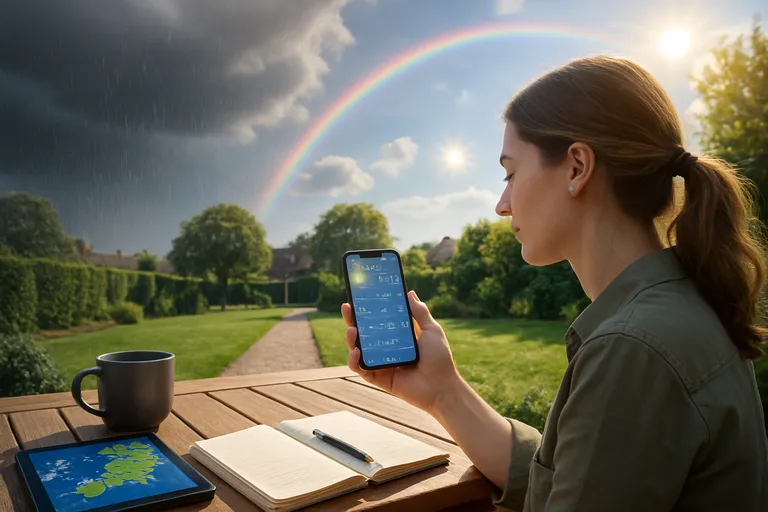 Van buien tot zon: zo plan je je dag met het weer in haren